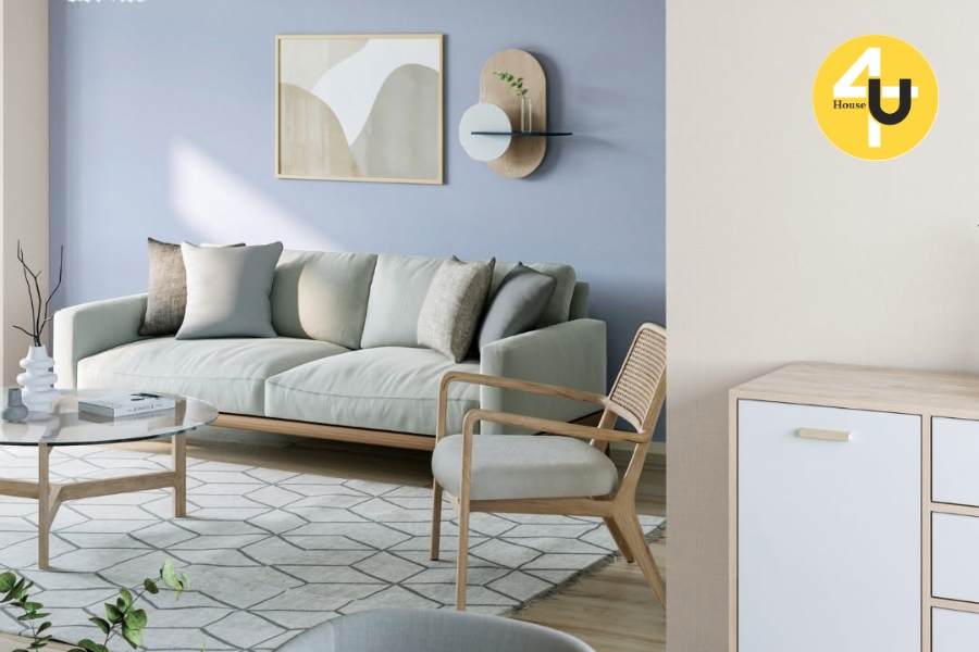 Bí Quyết Chọn Giấy Dán Tường Phòng Khách Hiện Đại Chuẩn Gu Thẩm Mỹ