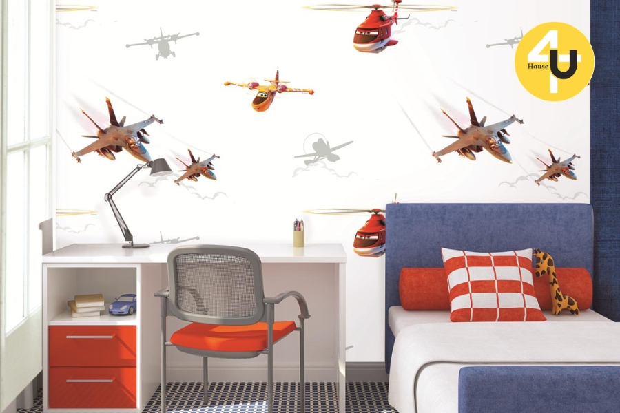 Tạo Nên Thế Giới Đầy Màu Sắc Với Giấy Dán Tường Phòng Trẻ Em